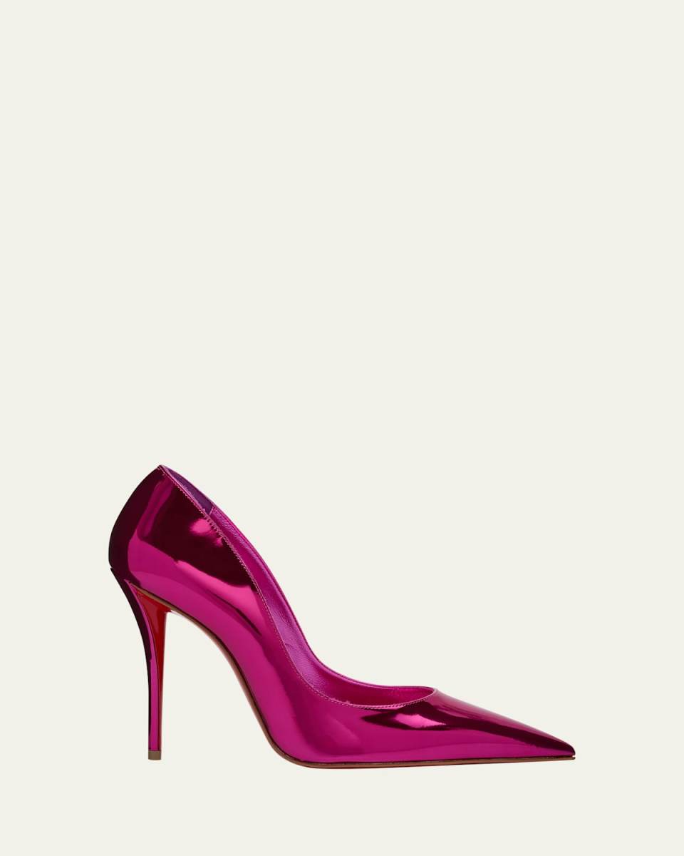 Miss Z Mirror Red Sole Pumps